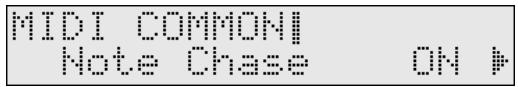 MIDI COMMON! Note Chase ON