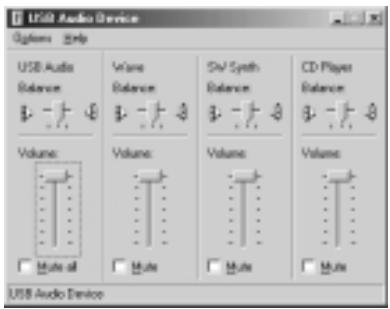ROLAND UA-3 - Configuración del control de volumen - 1
