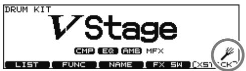 ROLAND V-STAGE TD-12KX - Jouer avec des balais [F3 (BRUSH)] - 3