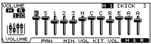 ROLAND V-STAGE TD-12KX - Paramètres [MIXER] - 1