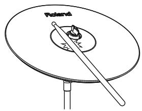 ROLAND V-STAGE TD-12KX - Frappe sur le dôme - 1