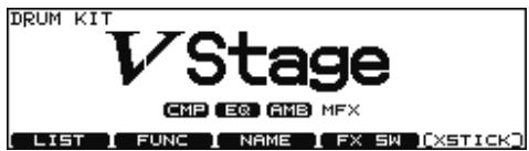 ROLAND V-STAGE TD-12KX - Appuyez sur [KIT] - 1