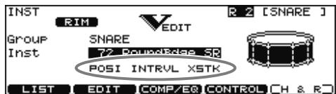 ROLAND V-STAGE TD-12KX - Affichage sous le nom de l'instrument - 1