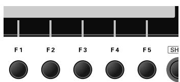 ROLAND V-STAGE TD-12KX - Boutons de fonction ([f1]~[f5]) - 1