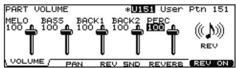 ROLAND V-STAGE TD-12KX - Appuyez sur [F3 (MIXER)] - 1