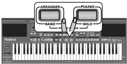 ARRANGER PIANO BAND POLE SOLO Roland EXR-53