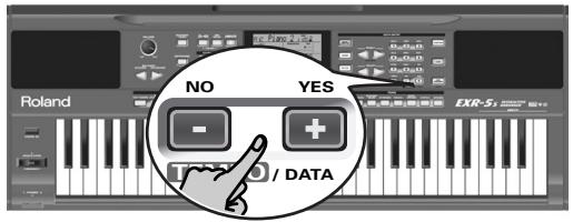 NO YES Roland EXR-51 DATA