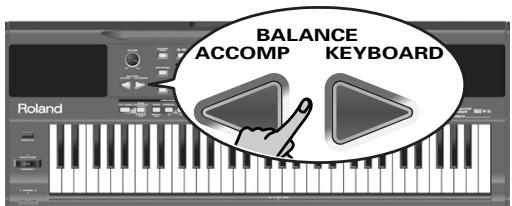 BALANCE ACCOMP KEYBOARD Roland