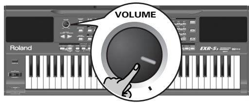 ROLAND EXR-3S - Préparatifs - 2