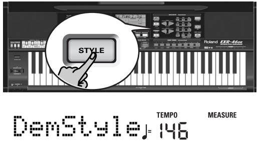 ROLAND EXR-46OR - Playback of a Style demo song - 1