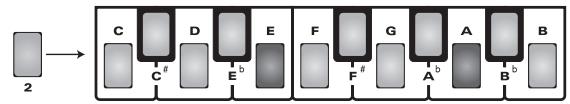 ROLAND EXR-46OR - Sauvegarder et charger les réglages d'accord (SCALE MEMORY) - 3