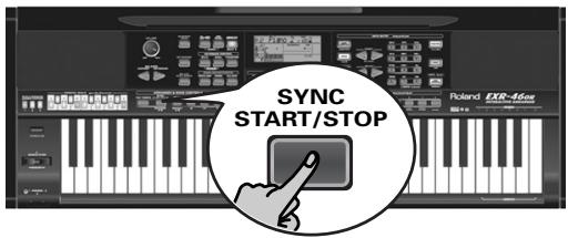 ROLAND EXR-46OR - Automatic playback start (Sync Start &amp; Stop) - 1