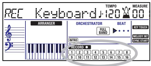 ROLAND EXR-46OR - Mode d'enregistrement keyboard - 1