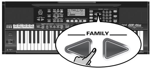 ROLAND EXR-46OR - Editing parameters (general procedure) - 2