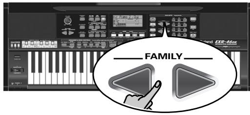 ROLAND EXR-46OR - Édition de paramètres (procédure générale) - 2