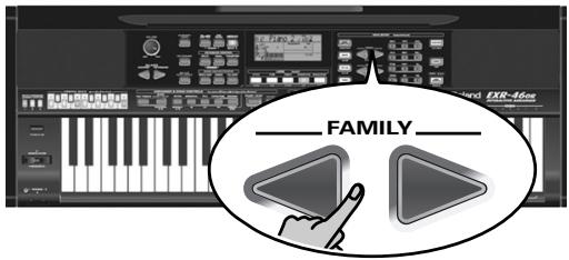 ROLAND EXR-46OR - Selecting any of the available sounds - 2