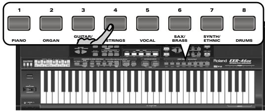 ROLAND EXR-46OR - Using the USER TONES buttons - 1