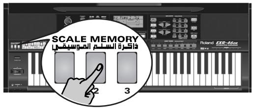 ROLAND EXR-46OR - Saving and loading your tunings (SCALE MEMORY) - 1