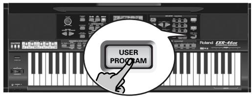 ROLAND EXR-46OR - Sélection d'un programme utilisateur - 1