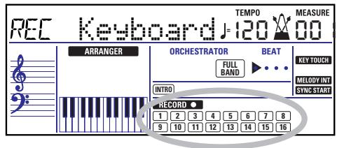 ROLAND EXR-46OR - Keyboard recording mode - 1