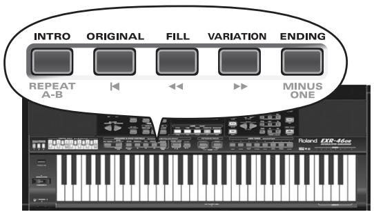 ROLAND EXR-46OR - Activation/utilisation de l'arrangeur - 5