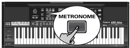 ROLAND EXR-46OR - Using the metronome - 1