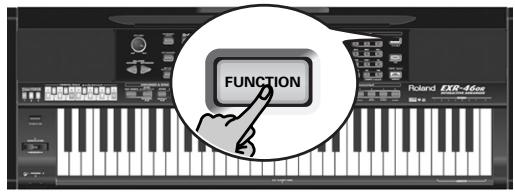 ROLAND EXR-46OR - - Switching the Chorus effect on/off - 1