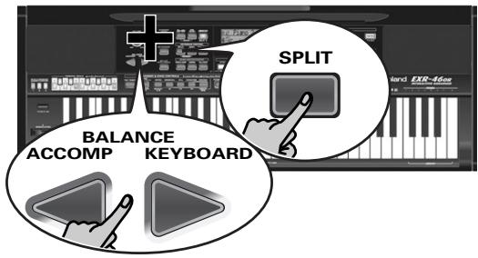 ROLAND EXR-46OR - Using the Main and Split parts - 3