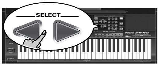 ROLAND EXR-46OR - Édition de paramètres (procédure générale) - 3