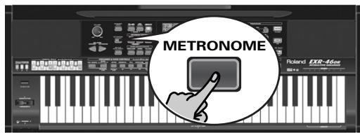 ROLAND EXR-46OR - Utilisation du métronome - 1