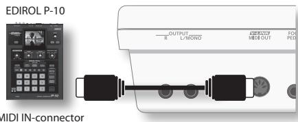 EDIROL P-10 OUTPUT R L/MOND MEO/OUT PD P