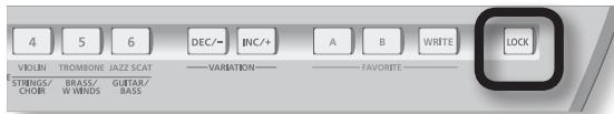 4 5 6 DEC/- INC/+ A B WRITE LOCK VIOLIN TROMBONE JAZZ SCAT —— VARIATION —— —— FAVORITE STRIENKS/ BRASS/ GUITAR/ CHOR W WINDS BASS