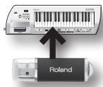 ROLAND LUCINA AX-09 - De Lucina AX-09 instellingen herstellen vanaf het USB-geheugen - 1