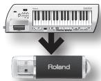 ROLAND LUCINA AX-09 - Copia de seguridad de la configuración del Lucina AX-09 en una memoria USB - 1