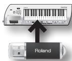 ROLAND LUCINA AX-09 - Restauração das configurações do Lucina AX-09 da memória USB - 1