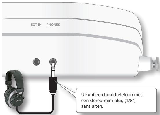 EXT IN PHONES U kunt een hoofdtelefoon met een stereo-mini-plug (1/8") aansluiten.