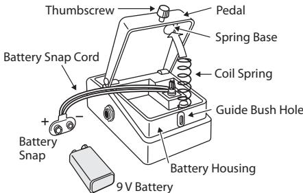 ROLAND RC-3 - Changing the Battery - 1