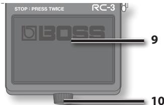 ROLAND RC-3 - Bouton [TAP TEMPO] - 1