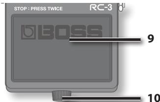 ROLAND RC-3 - [TAP TEMPO] button - 1