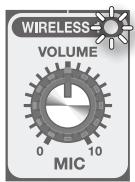 ROLAND BA-55 - Emparelhamento do canal WIRELESS 1 - 2