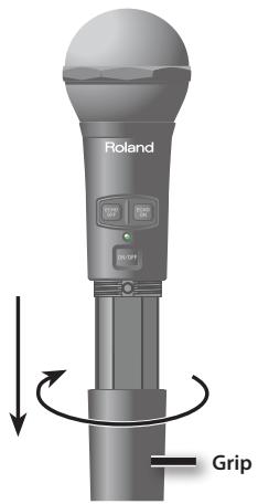 ROLAND BA-55 - Installing Batteries - 1