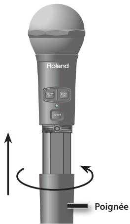 ROLAND BA-55 - Mise en place des piles - 3