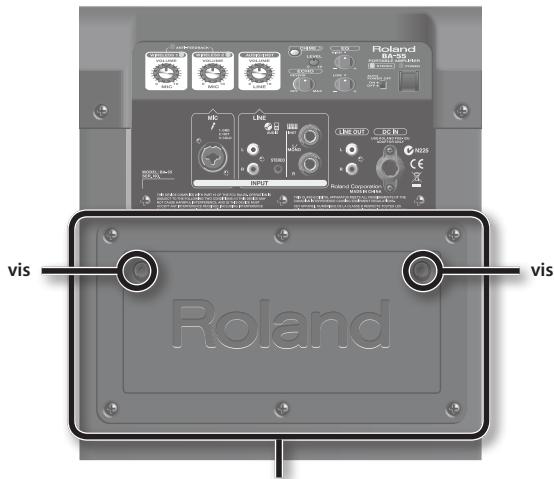 ROLAND BA-55 - Commande [VOLUME] WIRELESS 2 - 1
