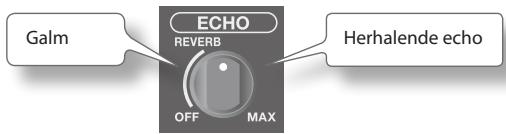 ROLAND BA-55 - Echo toepassen op het microfoongeluid - 2