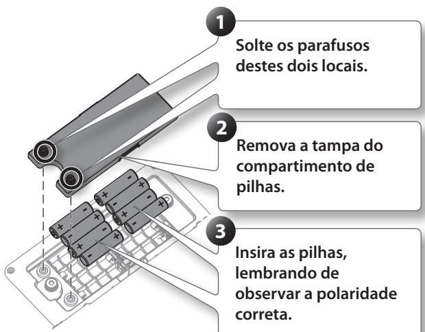 ROLAND BA-55 - Instalacao de Pilhas - 1