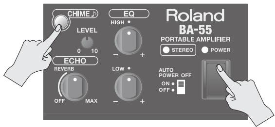 ROLAND BA-55 - Association au canal wireless 1 - 1