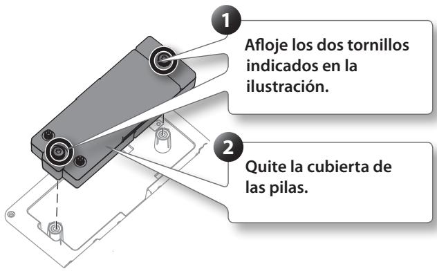 ROLAND BA-55 - Extracción de la cubierta de las pilas - 1