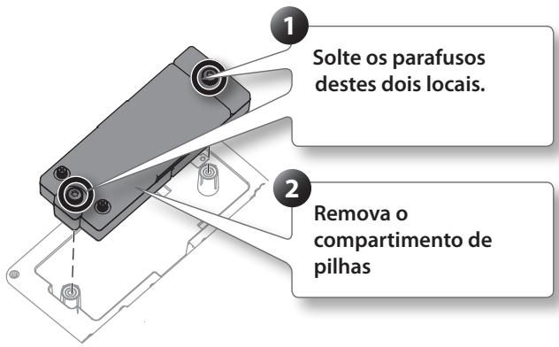 ROLAND BA-55 - Remoçao do Compartimento de Pilhas - 1