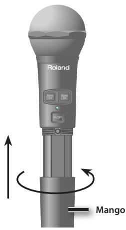 ROLAND BA-55 - Colocacion de las pilas - 3