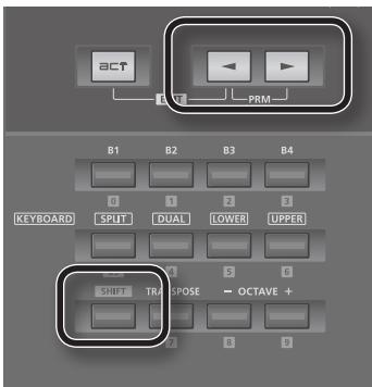 ROLAND A-500PRO-R - Changer entre des Track Banks - 1